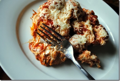 Light Meatball Sub Casserole