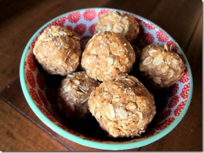 No Bake Oatmeal  Nut Butter Balls