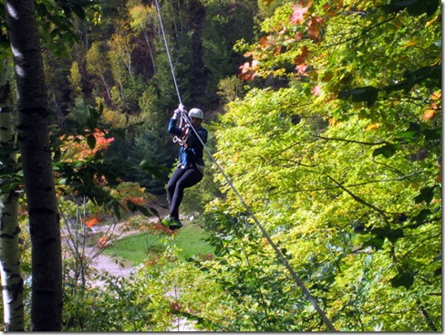 Zip Lining in Quebec