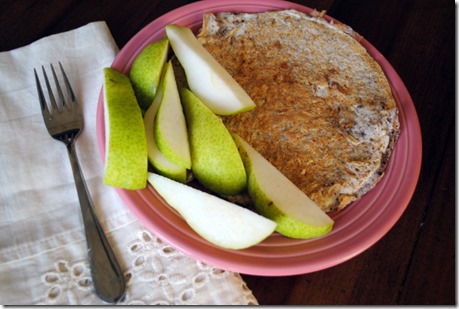 egg white oatmeal protein pancake