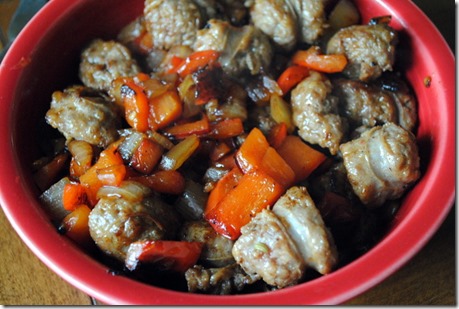 italian sausage and peppers