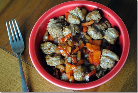 peppers and italian sausage