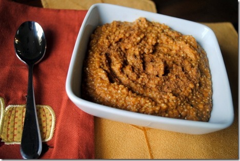 High protein pumpkin breakfast quinoa