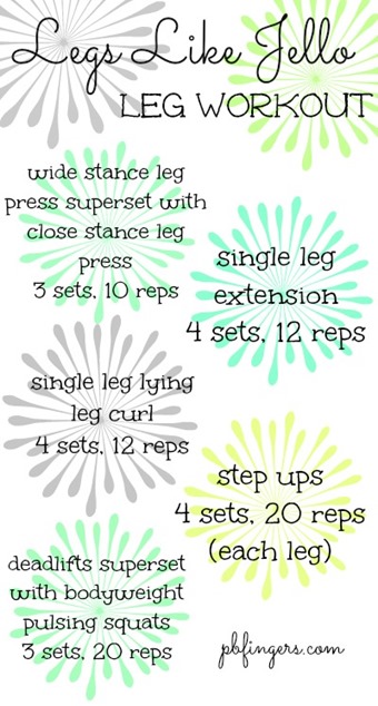 Legs Like Jello Leg Workout