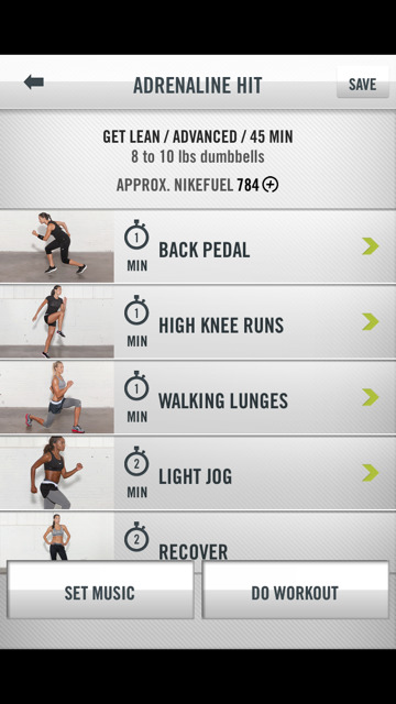 nike training workouts