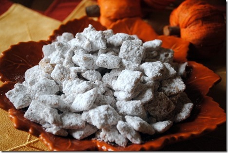 Pumpkin Spice Puppy Chow