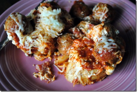 lightened up meatball casserole (2)
