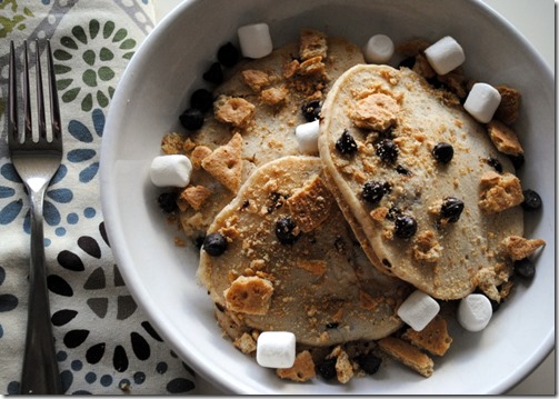 s'mores pancakes