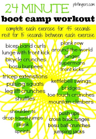 24 Minute Boot Camp Workout