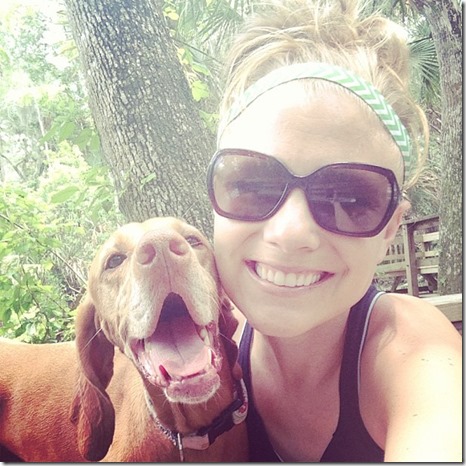 Happy Vizsla Sadie