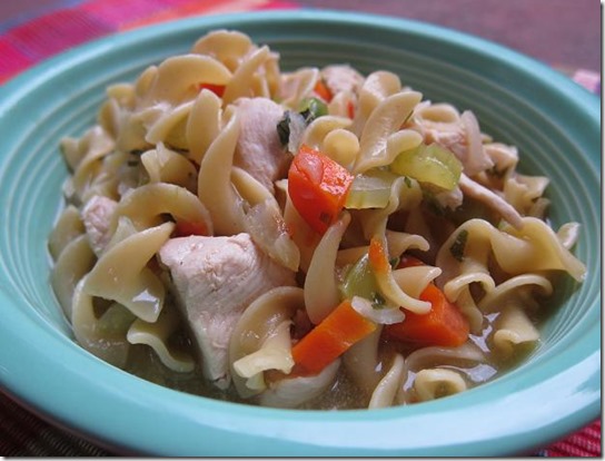 homemade chicken noodle