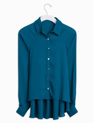 teal shirt