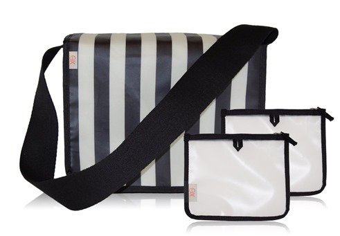 Black and White Lunch Tote