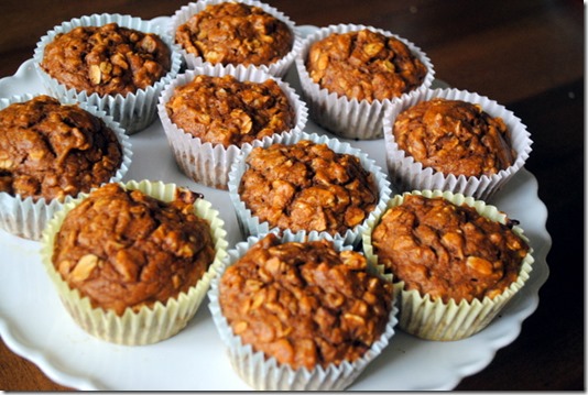 Muffins with Sweet Potato Puree