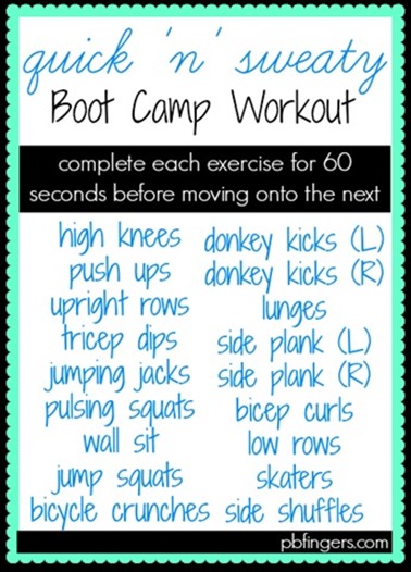 QuicknSweatyBootCampWorkout