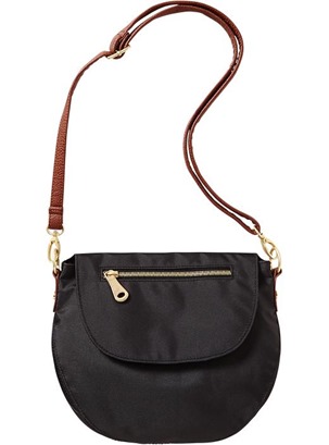 black nylon old navy crossbody