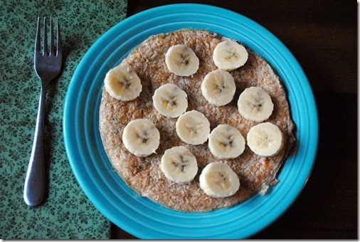 egg white oatmeal protein pancake