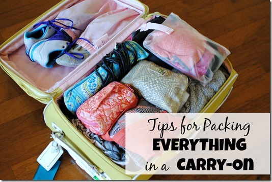 Carry On Suitcase Packing Tips