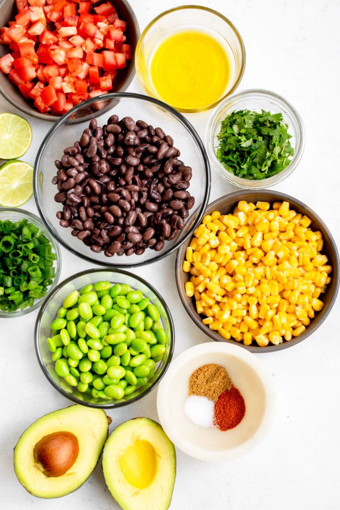 Edamame Black Bean Salad