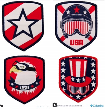 Olympic Team Patches