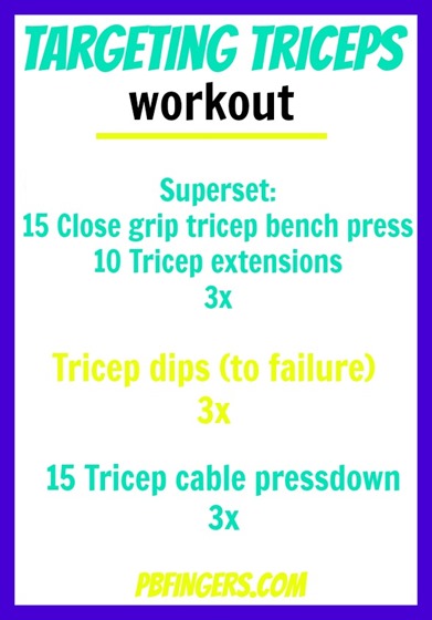 Targeting Triceps Workout