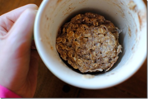 oatmeal mug cake