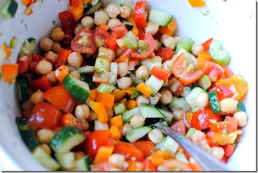 Dill Chickpea Salad