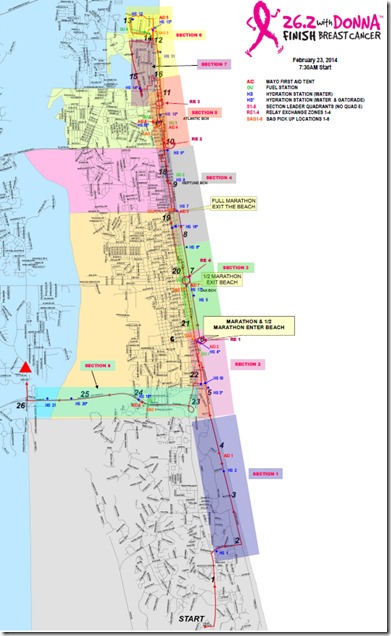 Donna 26.2 Course Map