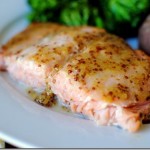 Honey Dijon Cedar Plank Salmon