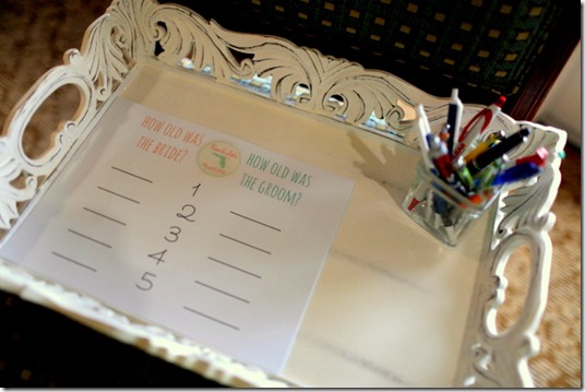 How Old Was the Groom How Old Was the Bride Bridal Shower Game