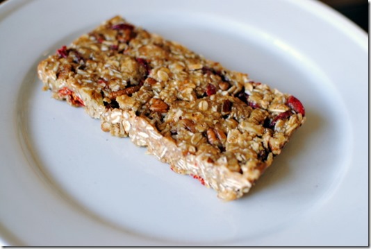 No Bake Granola Bar