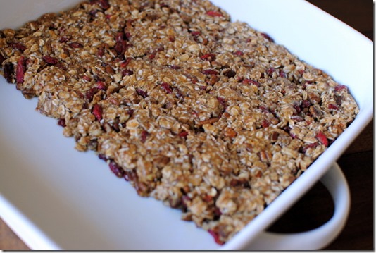 No Bake Homemade Granola Bars