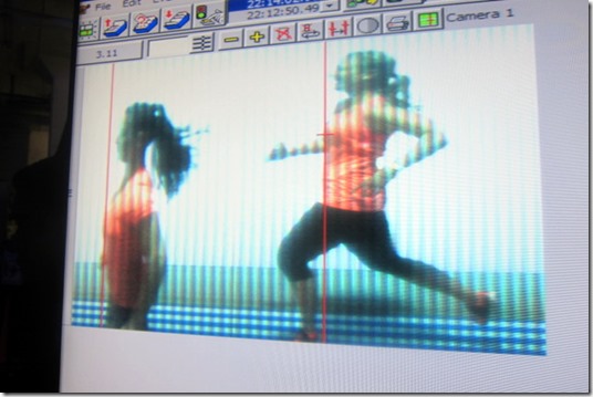 Racing Aly Raisman