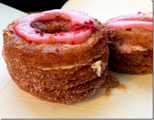Raspberry Lychee Cronut