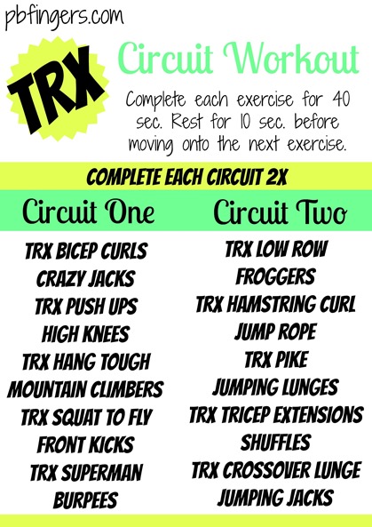 TRX Circuit Workout