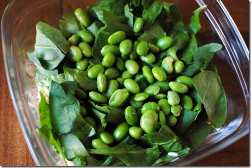 edamame spinach