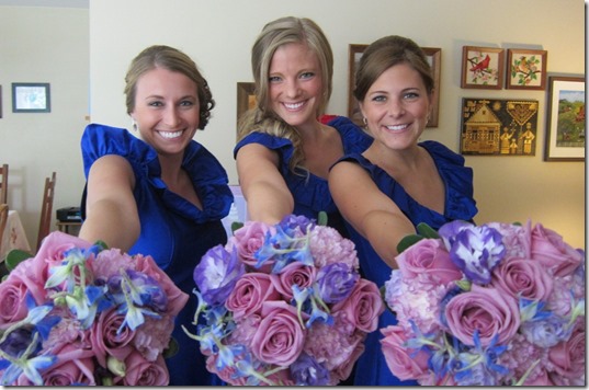 Cobalt Blue Bridesmaids Dress