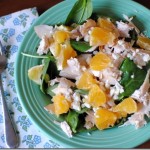 Salad with Panera Asian Sesame Dressing