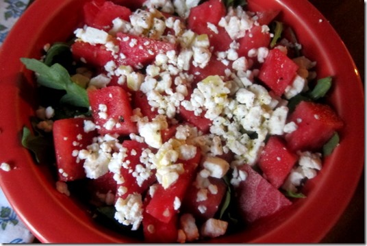 feta watermelon salad