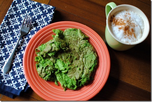 green protein pancake
