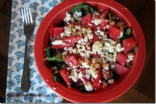 watermelon feta salad