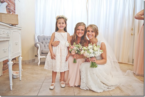 Bride Bridesmaid Flower Girl