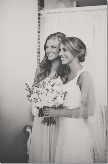 Maid of Honor and Bride