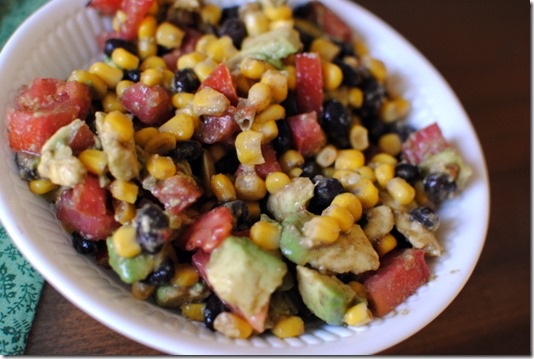 corn and black bean salad