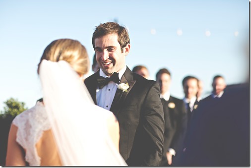 excited groom