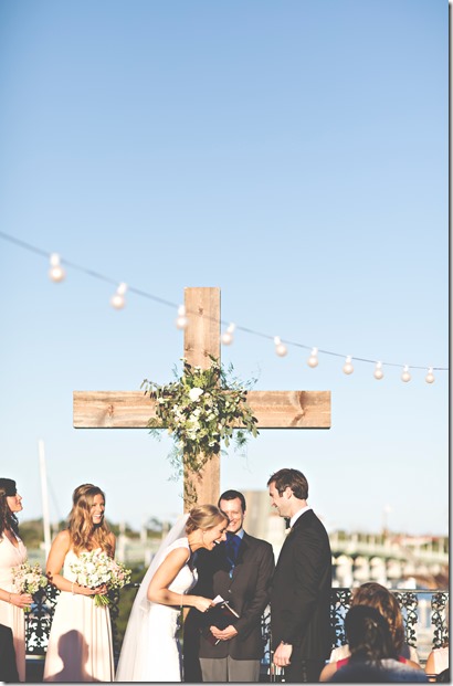 wedding ceremony laughter