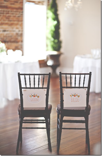 Bride and Groom Chairs
