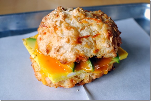 Cheese Biscuit Sandwich Sunflower Bakery