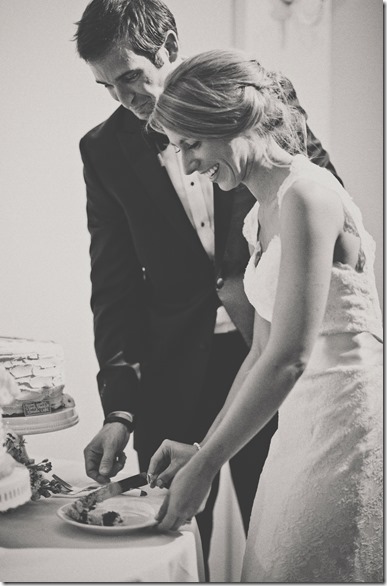 Cutting Wedding Cake