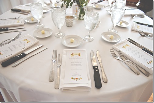 Dinner Table at Wedding